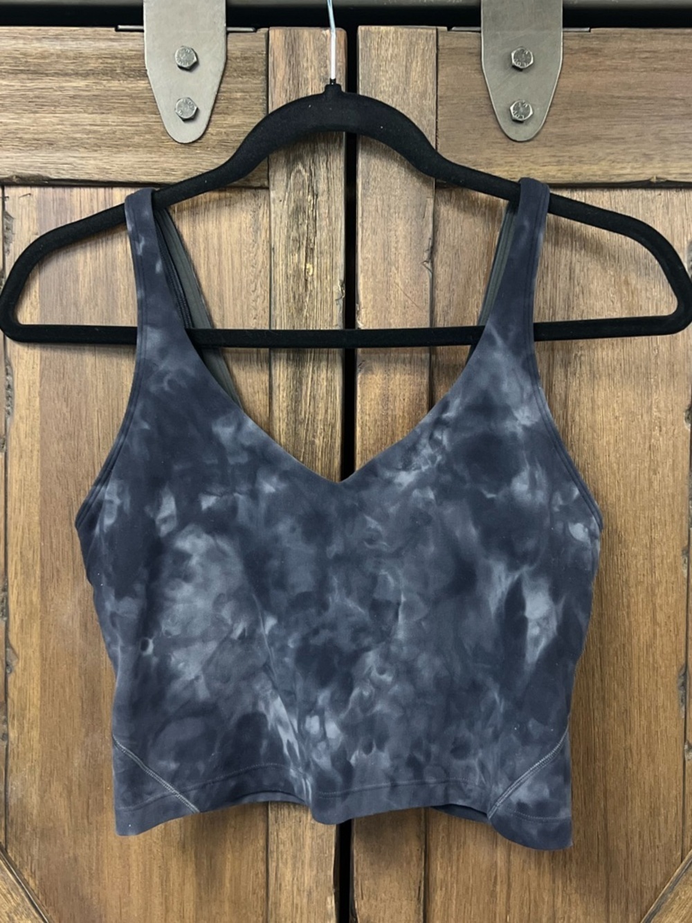 Lululemon Athletic Align Tank Diamond Dye Pitch Grey Graphite Grey Size 8 - Picture 4 of 7